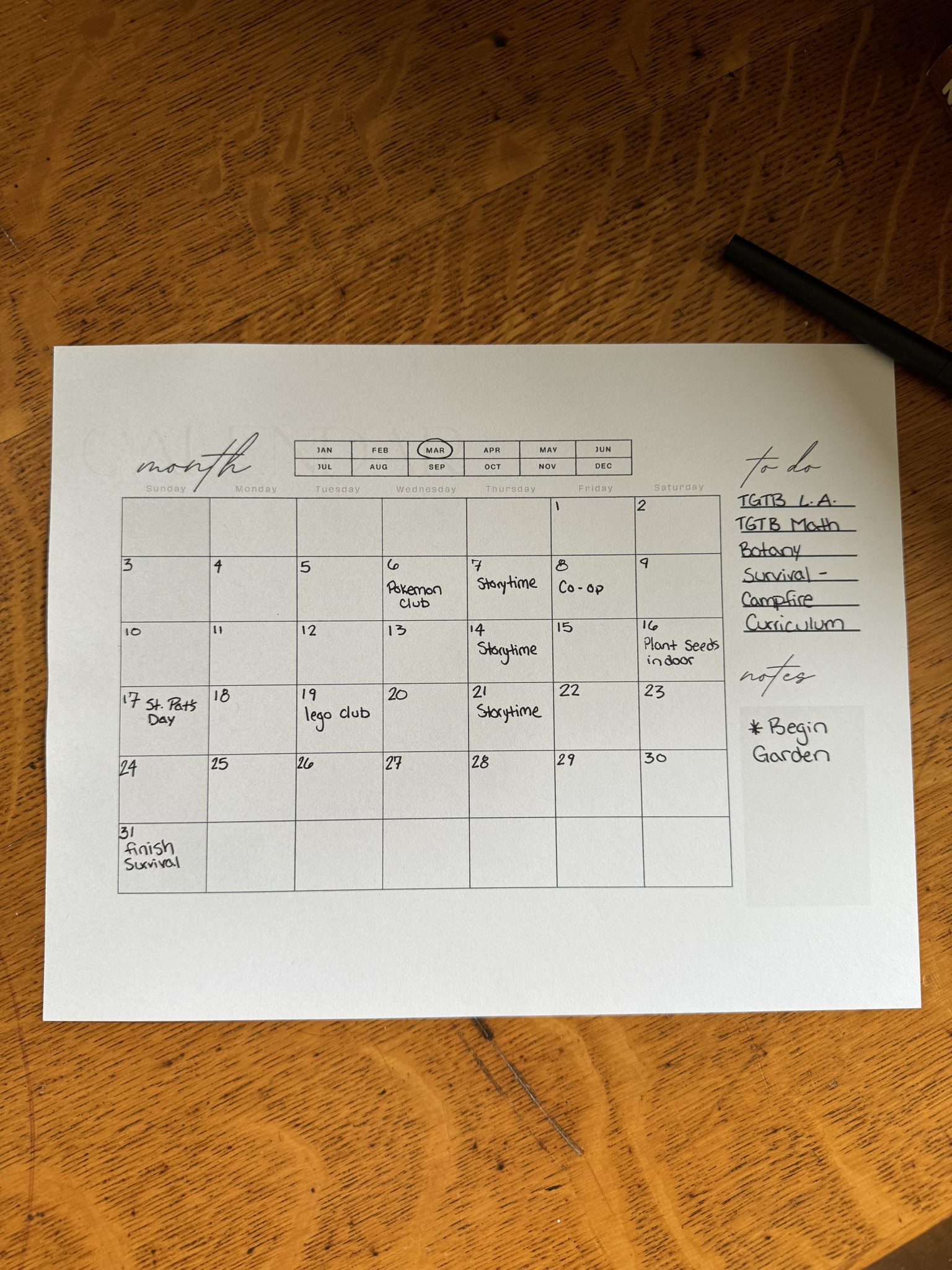 Year round homeschool schedule our homemade house