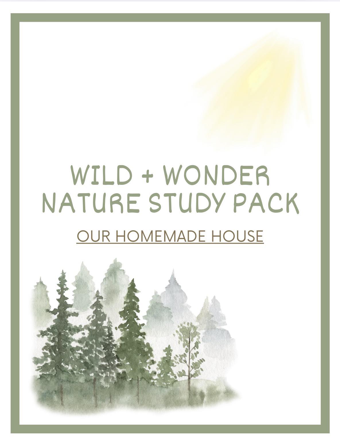 Wild + Wonder Nature Study Pack